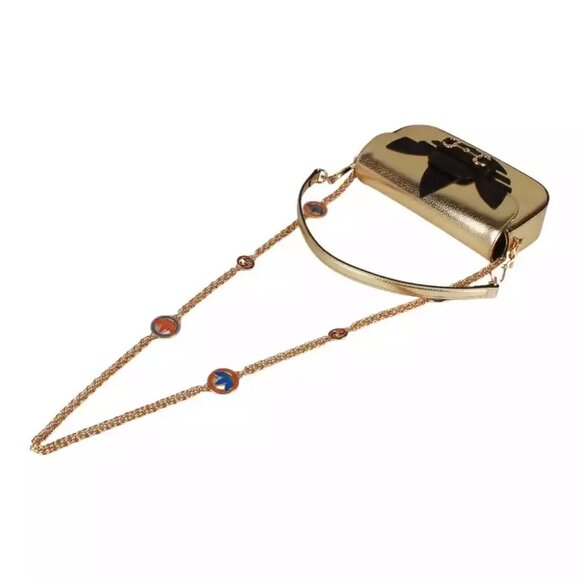 Gucci - Adidas X Small Horsebit Shoulder Bag In Gold - Shoulder bag - Picture 5 of 15